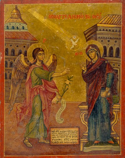 Icon of The Annunciation by John