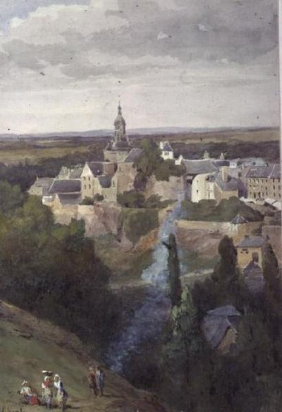 Moncontour, Brittany by John Absolon
