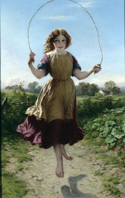 Girl Skipping by John Adam P. Houston
