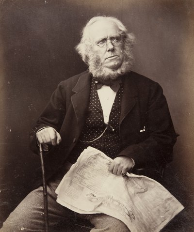 Mr James Playfair, Glasgow, 1855 by John Adamson