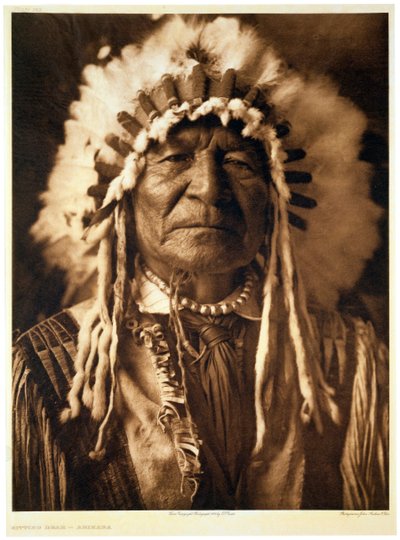 Sitting Bear - Arikara by John Andrew and Son