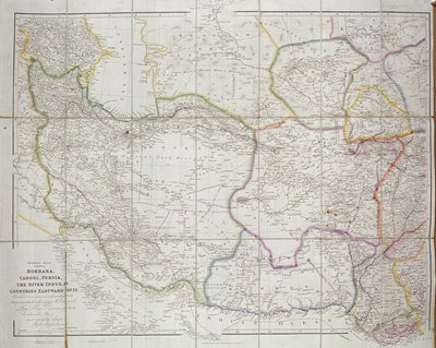 Map of Central Asia by John Arrowsmith