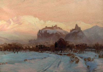 A Winter Scene by John Arthur Black