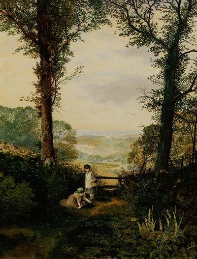 A Burnsall Valley, Wharfedale by John Atkinson Grimshaw