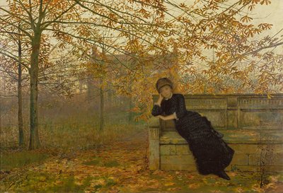 Autumn Regrets by John Atkinson Grimshaw