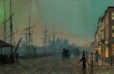 Humber Dockside, 1881 by John Atkinson Grimshaw