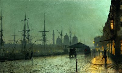 Humber Dockside, Hull by John Atkinson Grimshaw