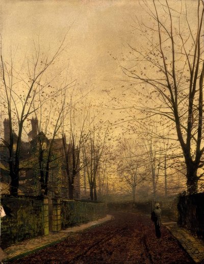 Gold of Autumn by John Atkinson Grimshaw