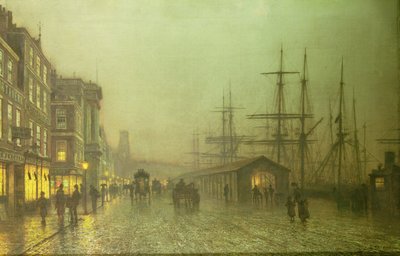 Liverpool Docks by John Atkinson Grimshaw