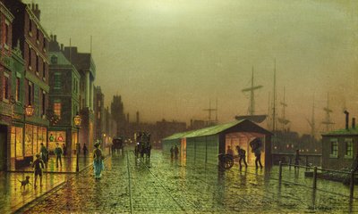 Liverpool Docks by John Atkinson Grimshaw