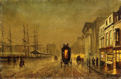 Liverpool Docks by John Atkinson Grimshaw