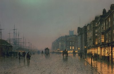 Liverpool Docks from Wapping, c.1870 by John Atkinson Grimshaw