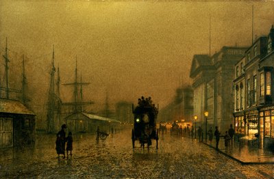 Salthouse Dock, Liverpool by John Atkinson Grimshaw