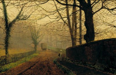 Stapleton Park, near Pontefract, Leeds by John Atkinson Grimshaw