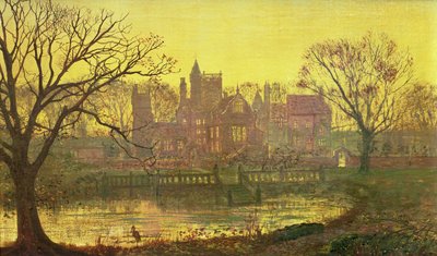 The Moated Grange by John Atkinson Grimshaw