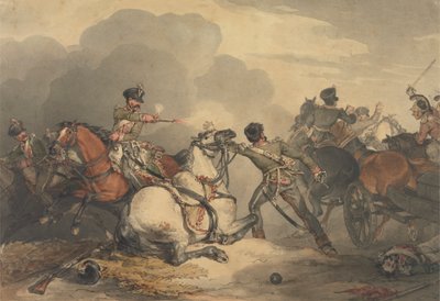 A Battle Scene by John Augustus Atkinson