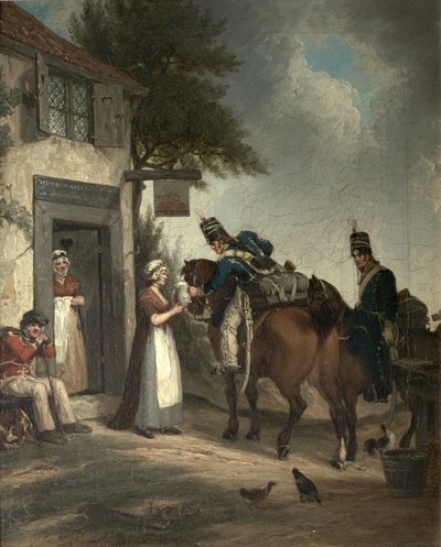 Soldiers Refreshing, c.1805 by John Augustus Atkinson