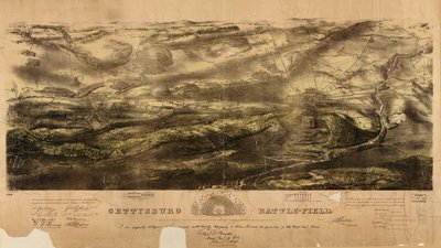 Gettysburg Battlefield by John Bachelder
