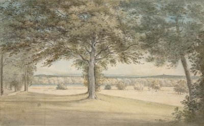 Kirtlington Park, 9 October 1783 by John Baptist Malchair