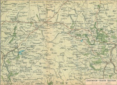 Dartmoor - South Section by John Bartholomew