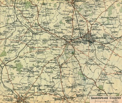 Shakespeare Country by John Bartholomew