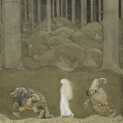 The Princess and the Trolls by John Bauer