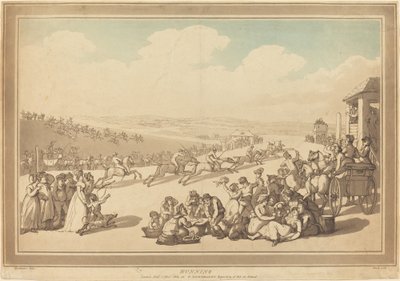 Running by John Bluck after Thomas Rowlandson