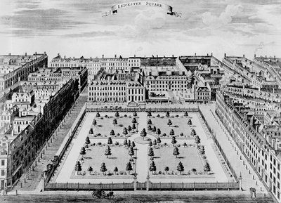 Leicester Square, c.1725 by John Bowles