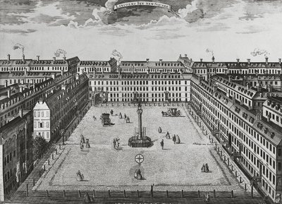 Lincolns Inn New Square, c.1725 by John Bowles