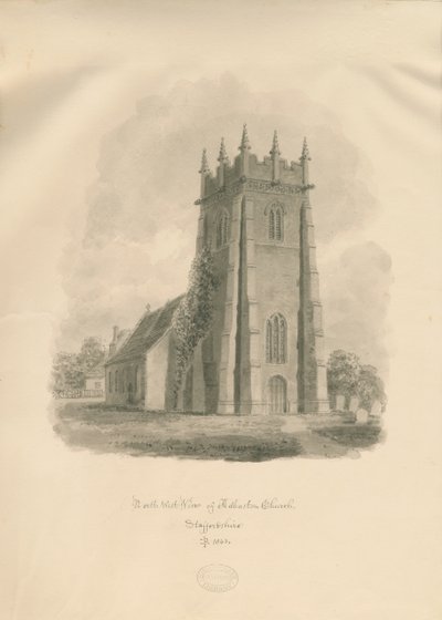 Adbaston Church by John Buckler
