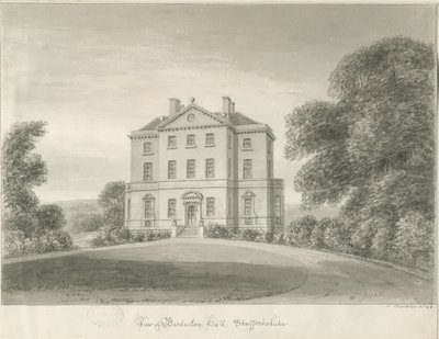 Barlaston Hall by John Buckler