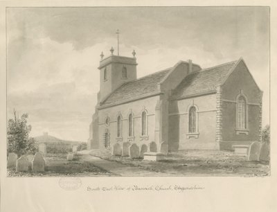 Baswich Church, 1841 by John Buckler