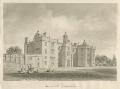 Beaudesert Hall and Park by John Buckler