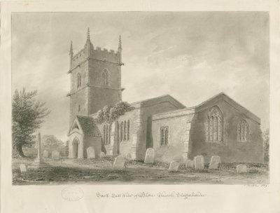 Blore Church by John Buckler