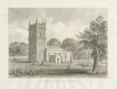 Blore Church by John Buckler