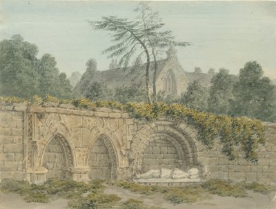 Burton-upon-Trent - Abbey by John Buckler