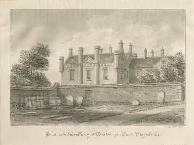 Burton-upon-Trent - Priory House by John Buckler