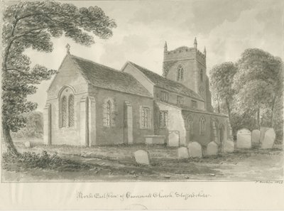 Caverswall Church by John Buckler