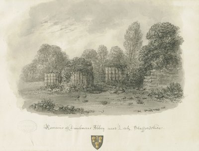 Dieulacres Abbey by John Buckler