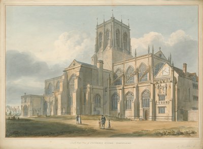 Dorset - Sherborne Church, 1802 by John Buckler