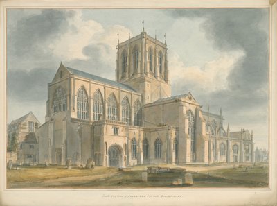 Dorset - Sherborne Church, 1802 by John Buckler