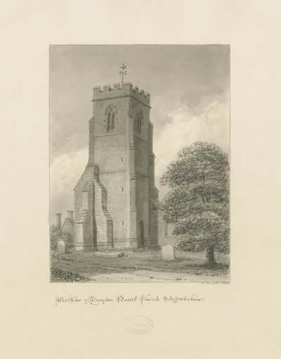 Drayton Bassett Church by John Buckler