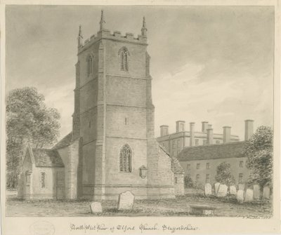 Elford Church by John Buckler