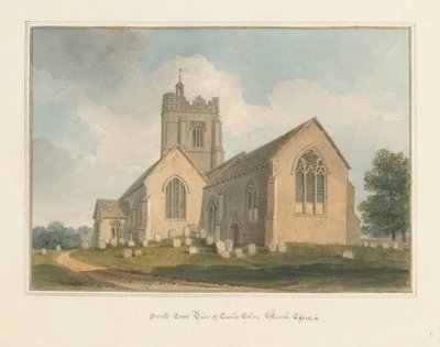 Essex - Earls Colne Church by John Buckler