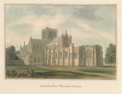 Hampshire - Winchester Cathedral by John Buckler