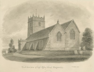 High Offley Church by John Buckler