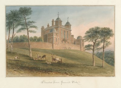Greenwich Park - Hamstead House by John Buckler