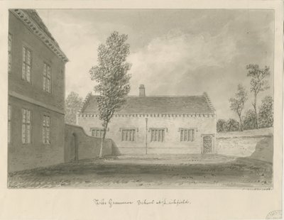 Lichfield - Grammar School by John Buckler