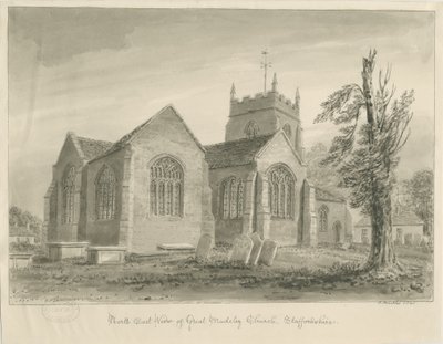 Madeley Church by John Buckler