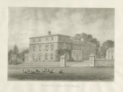 Okeover Hall by John Buckler